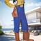 Classic Boy's Woody Costume Toy Story Inspired Jumpsuit with Cowboy Hat and Bandana